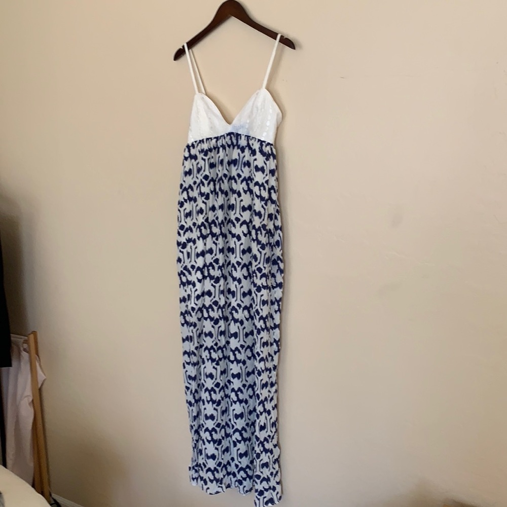 Alia blue maxi dress
